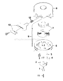 Page G Diagram and Parts List for 8647-1  Briggs and Stratton Generator